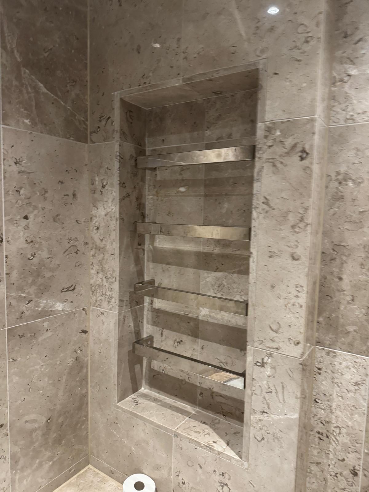 bathroom wall rack installation in NW8 London